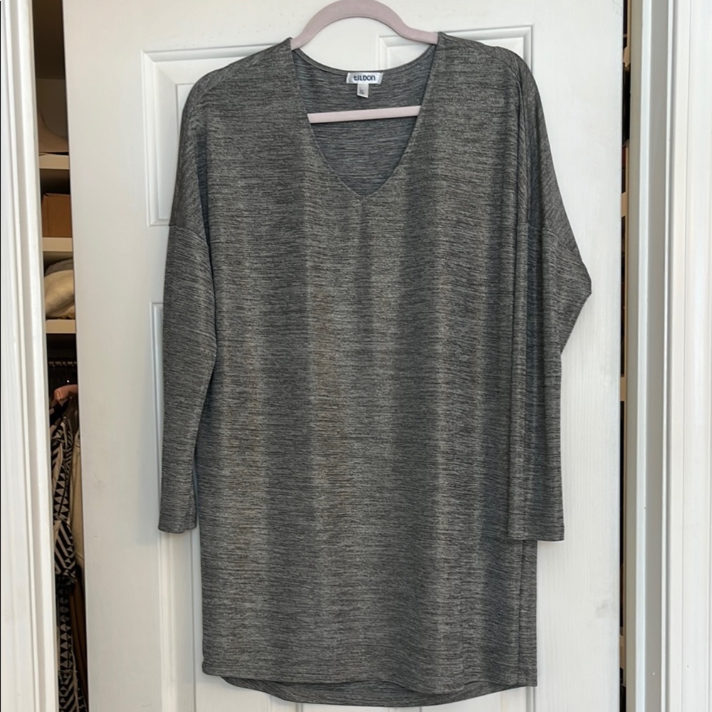 Nixon Gray Long Sleeve Tunic